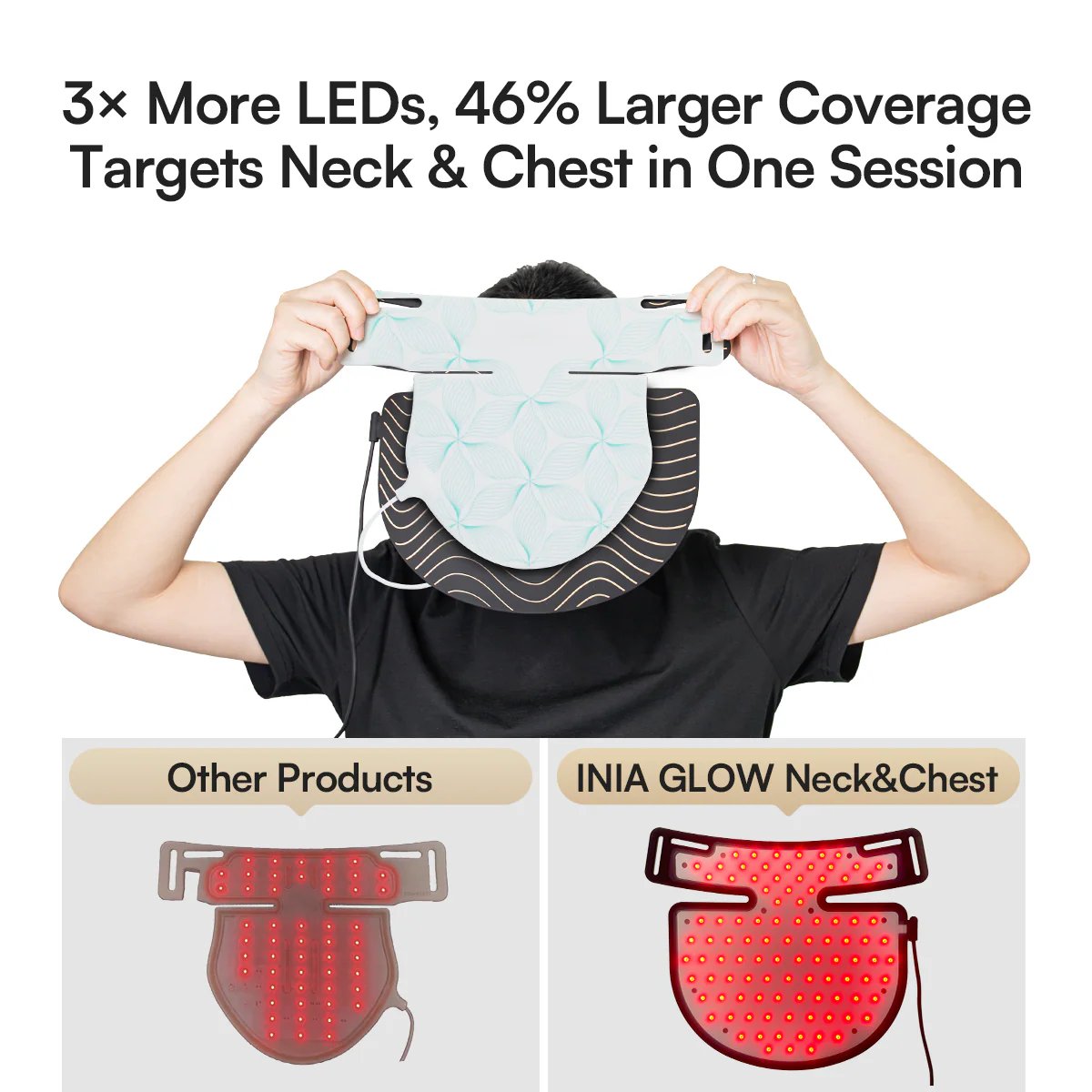 INIA Red Light Therapy Mask for Neck & Décolleté - Image 7