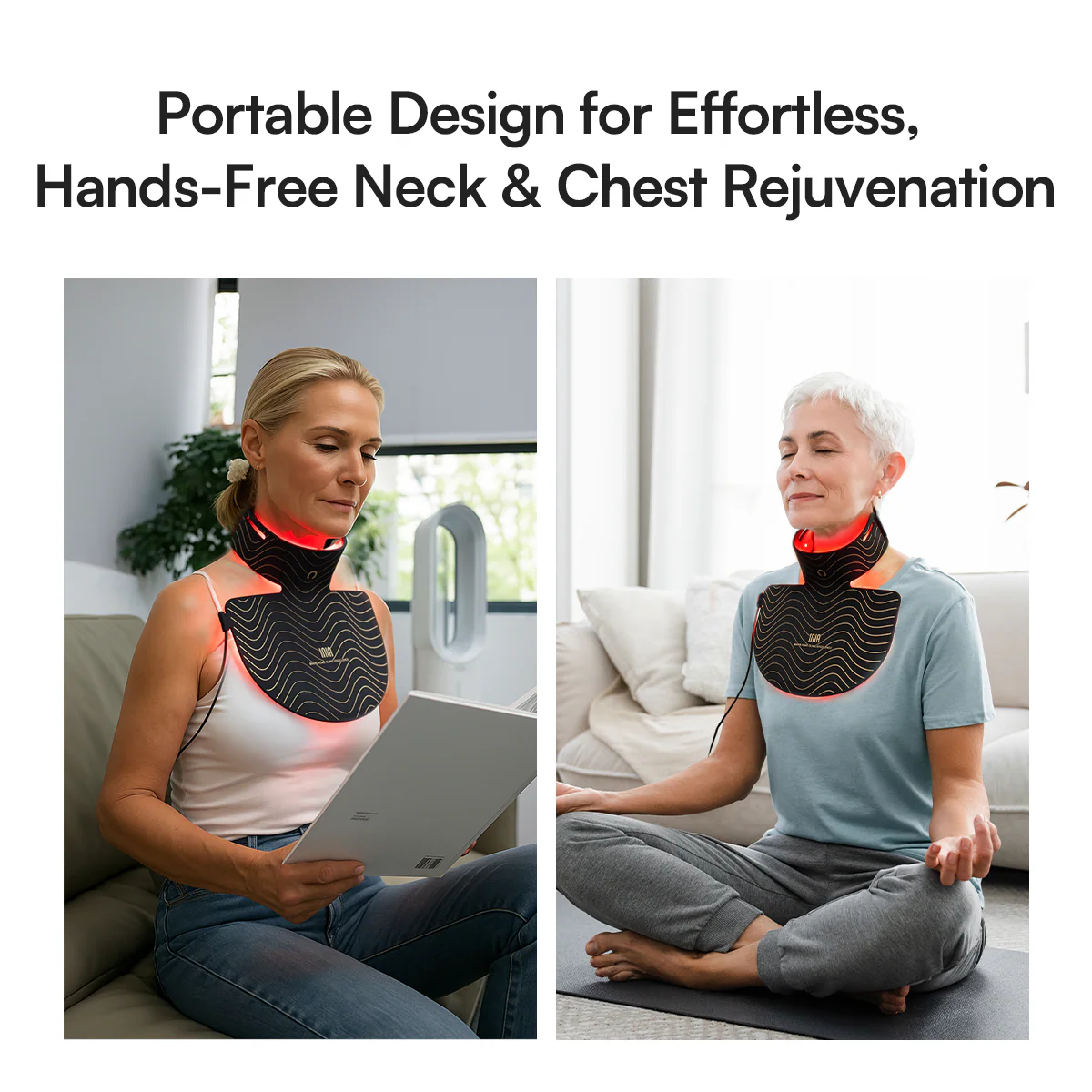 INIA Red Light Therapy Mask for Neck & Décolleté - Image 6